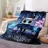 Hollow Knight Fashion Digital Printed Pattern Тонкое одеяло Фланелевое одеяло Портативное одеяло для дома, путешествий, офиса, обеденного перерыва
