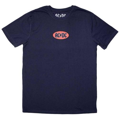 AC/DC Unisex Adult Mini Oval Logo T-Shirt