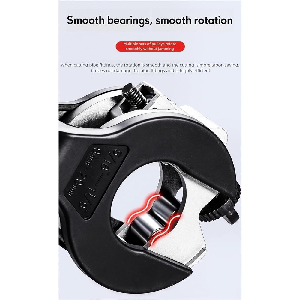 Ratchet-style pipe cutter, all-new upgraded copper pipe cutter, black CT-115 pipe cutter