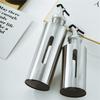 Portable Kitchen Stainless Oil Bottle Leak-proof Vinegar Sauce Holder Dispenser Visual Empty Can Gift Seasoning Baking