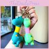 Adorable Retractable Dinosaur Keychain Cute Cartoon Design For Kids And Adults