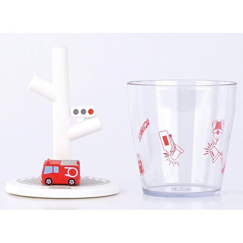 Hashy Top-in Hashy Мини стаканчик для полоскания рта и подставка Пожарная машина Tomica TC-3552