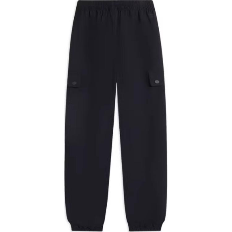 Li-Ning Свободные спортивные брюки-карго, модные, повседневные, женские, черные, AYKS984-3