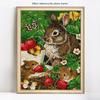 Diamond Embroidery Butterfly And Squirrel Full Round Picture Rhinestone Diamond Painting