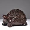 High Quality Money Tortoise Solid Wood Carving Office Decoration Decor Home Wooden Animal Figurine Mini Crafts Propitious Gift