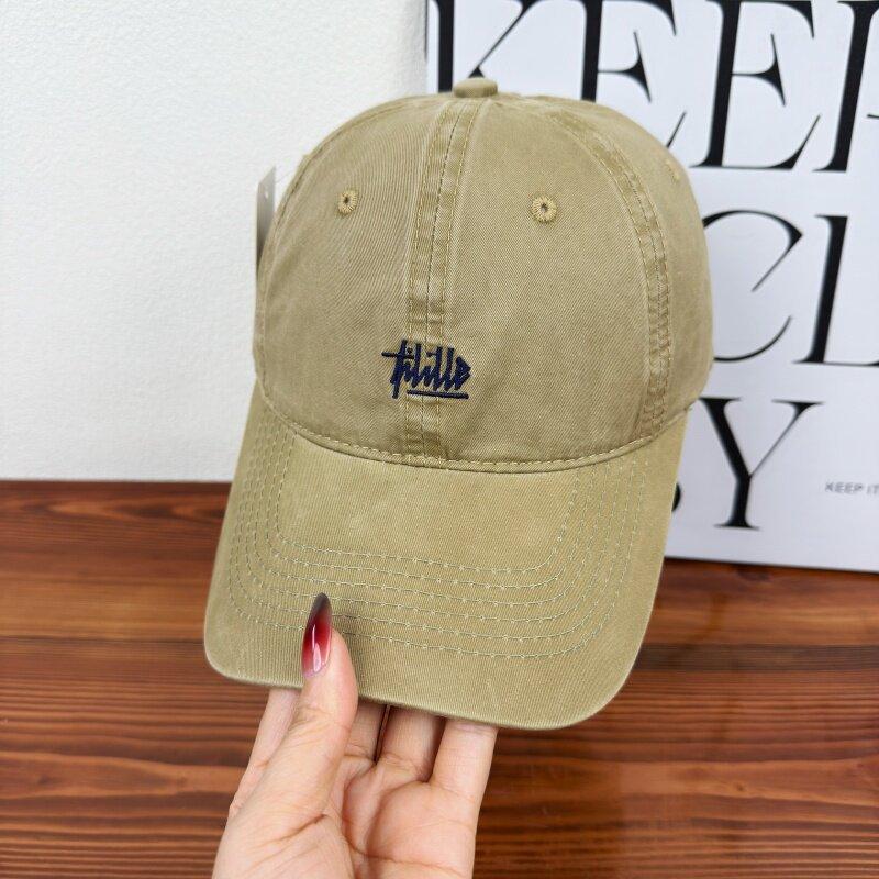 Ретро Вышивка Snapback Кепка для Мужчин Женщин Винтажные Стиранные Бейсболки Весна Осень Повседневные Регулируемые Мягкие Кепки