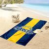Los Angeles Chargers Print Beach Towel, Large Soft Quick Dry Towel for Beach Camping Swimming
