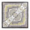 70cm Square Retro Print Silk Scarf Casual Elegant Thin Breathable Neck Women Hijab Wrap Head Wrap Hair Scarves