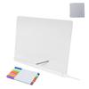 LED Note Board Rechargeable Acrylic Memo Pad Erasable Glowing Message Board To-do List Board Reusable Weekly Planner