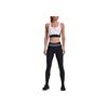 Under Armour Letter Stretch Sports Training Leggings Women Leggings Black 1369898-001
