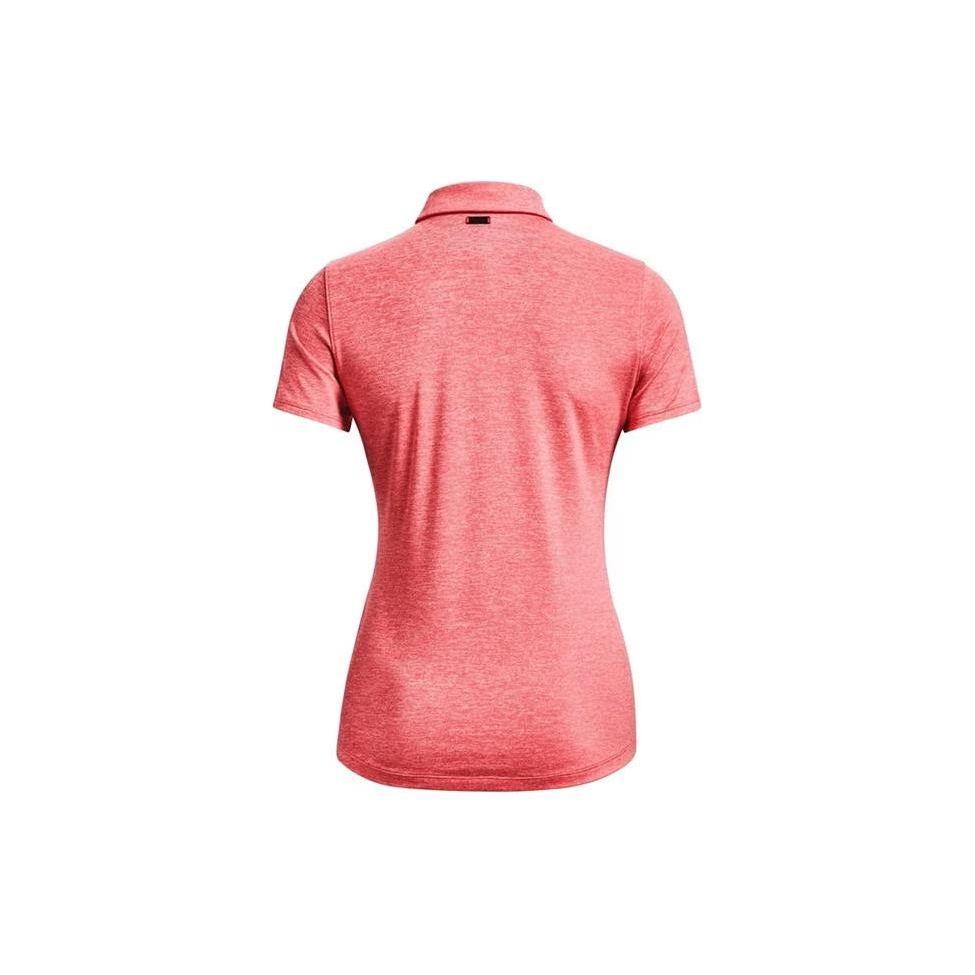 Under Armour Однотонная свободная повседневная рубашка-поло с коротким рукавом женские топы Розовый 1363949-872