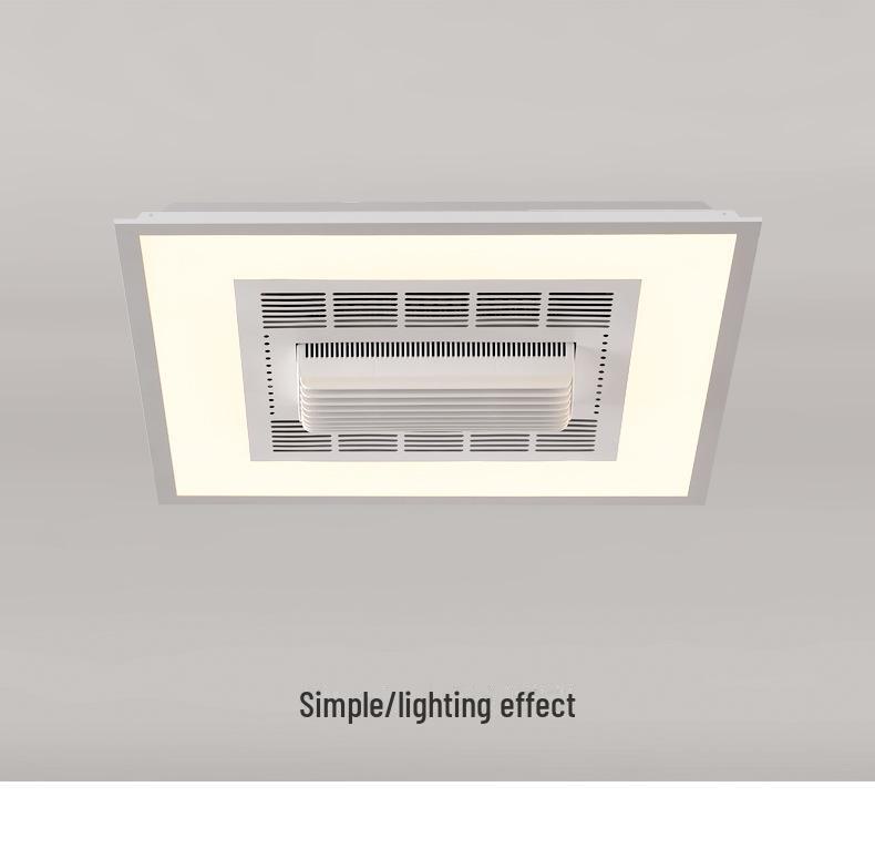 Встроенный пылезащитный потолочный вентилятор для офиса, кухни и ресторана