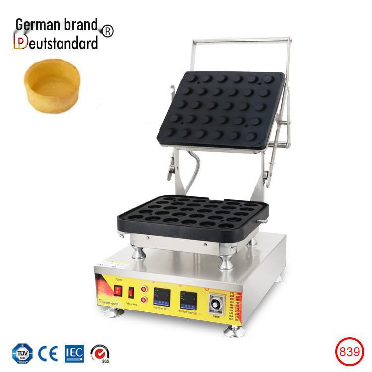 Grouting Cookie & Molten Cheese Tart Waffle Machine for Bakery Stalls