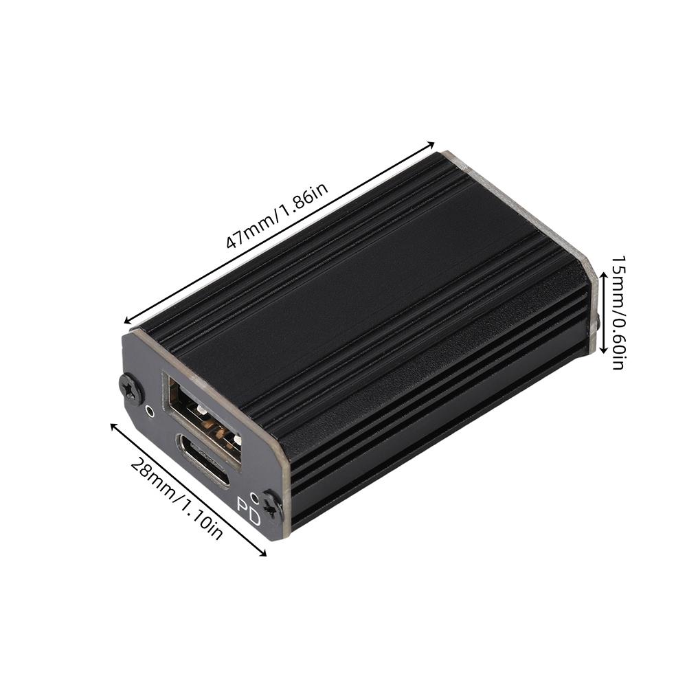 PD100W QC4.0/3.0/2.0 USB A Type-C PC Quick Charge Adapter DC 9V-24V Step Down Module Support PPS SCP FCP