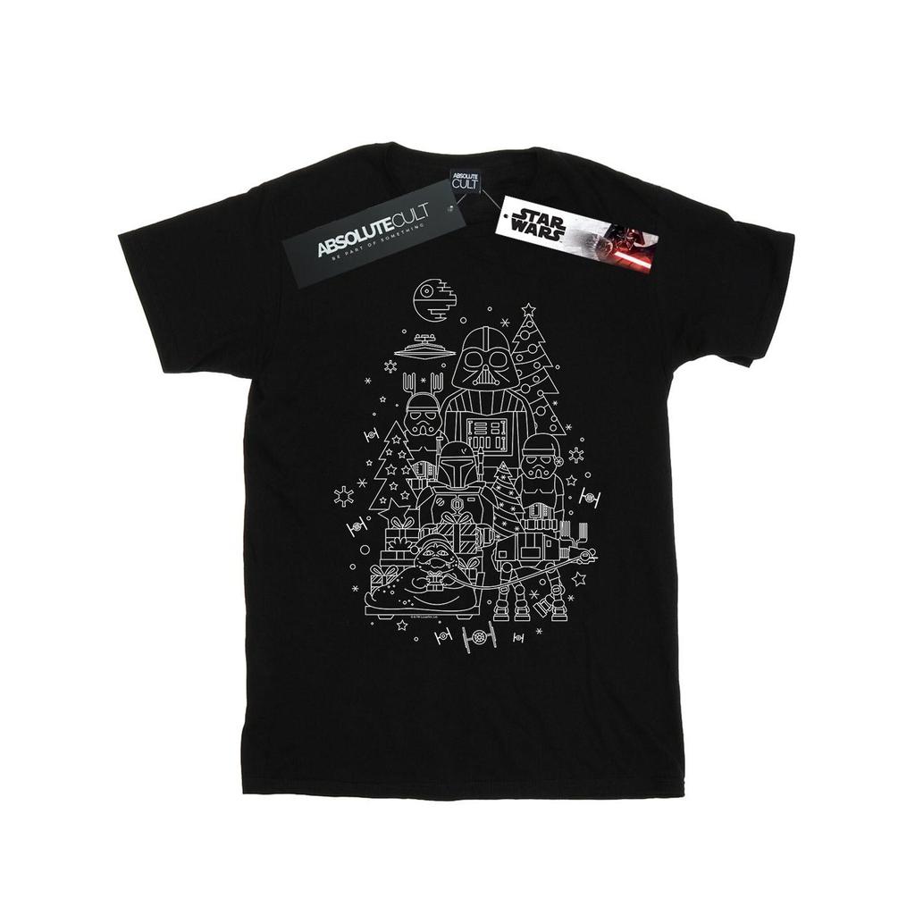 Star Wars Mens Empire Christmas T-Shirt