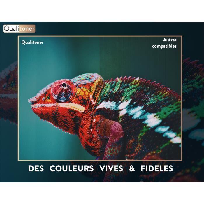 QUALITONER - 6 Совместимый картридж для HP 364 XL 364XL Черный (х2) + Голубой + Пурпурный + Желтый + Фото Черный для HP DeskJet D 5400 Series