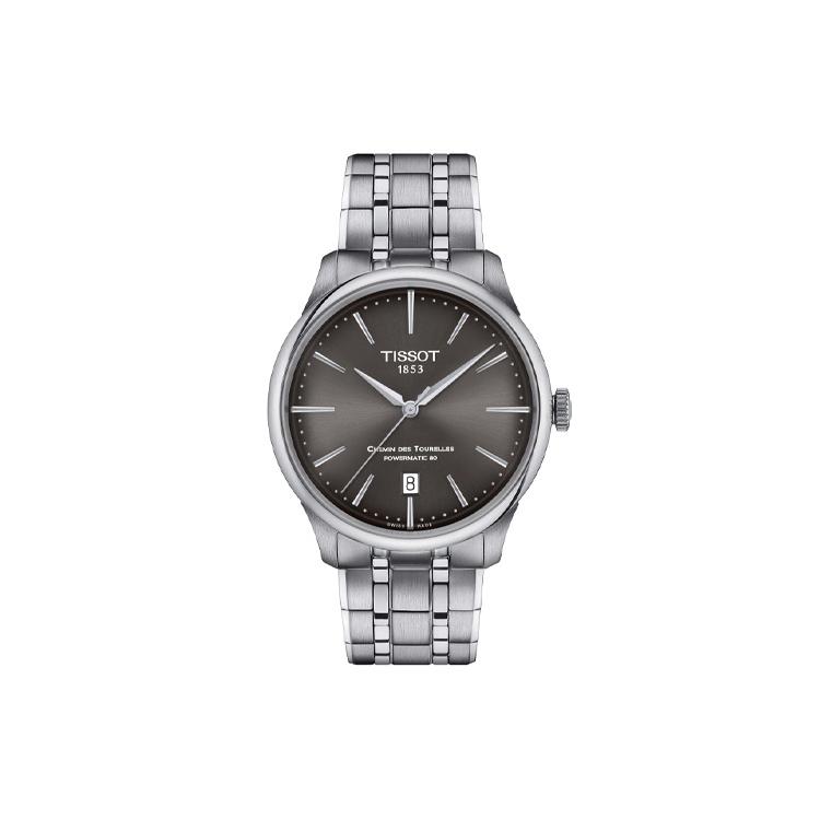 Tissot Автоматический Механизм 50 метров Водонепроницаемость Мужские Часы Часы 39мм Серый Циферблат T139.807.11.061.00