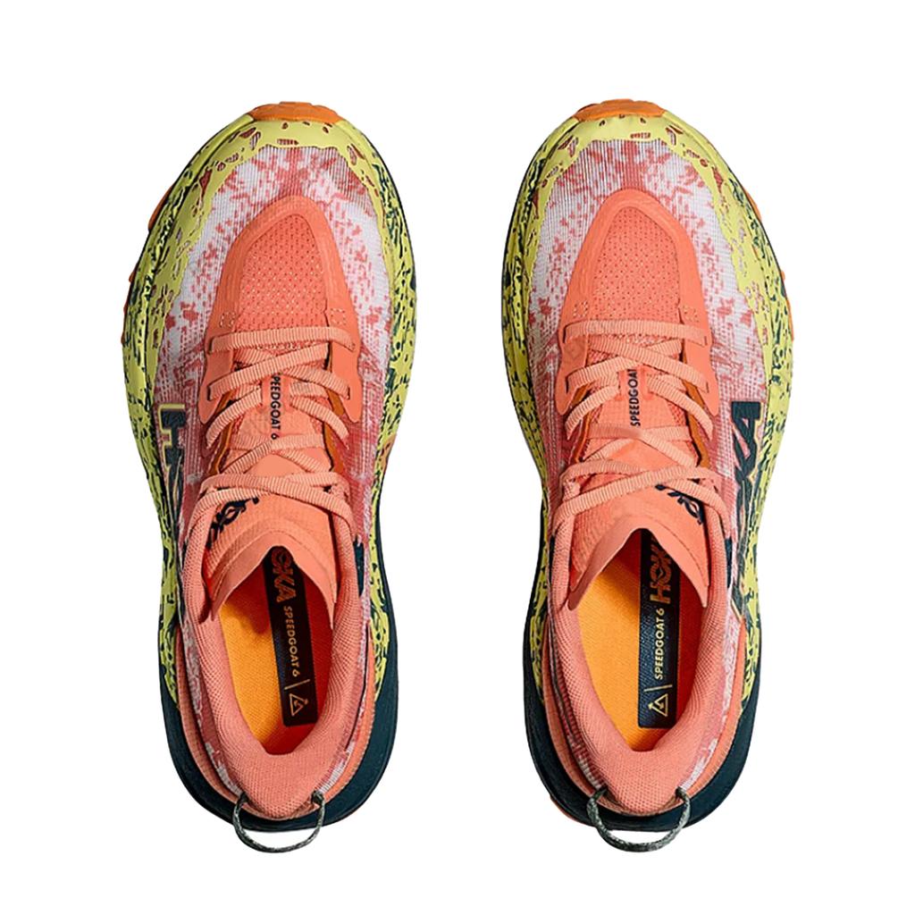 HOKA One One Speedgoat 6 Удобная мягкая ткань Синтетическая кожа Нескользящие износостойкие кроссовки с низким верхом Женские кроссовки 1147811-FDS