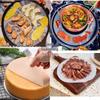 Круглые бумажные вкладыши ZISIZ для гриля и аэрофритюрницы