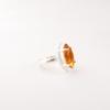 Citrine Gemstone 925 Sterling Silver Jewelry Handmade Trendy Ring Gift For Mom RR-64-10