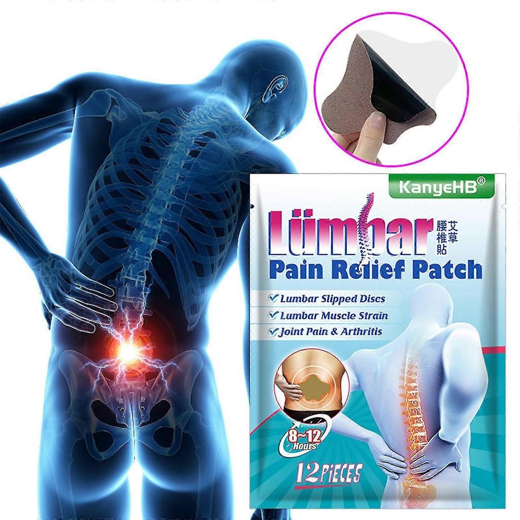 Wormwood Pain Relief Patch For Lumbar Spine, Strength Pain Relief Patch For Back Pain, Arthritis Herbal Wormwood Back Patch