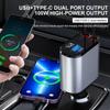 4 IN 1 Car Charger Retractable 100W Super Fast Charging USB Type C Adapter Cable Car Cigarette Lighter For IPhone Huawei