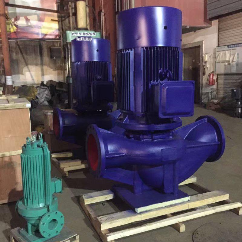 Horizontal Stainless Steel IHW80-250 Pipeline Centrifugal Pump, 22kW, for High-Temperature Hot/Cold Water Circulation and Boosting