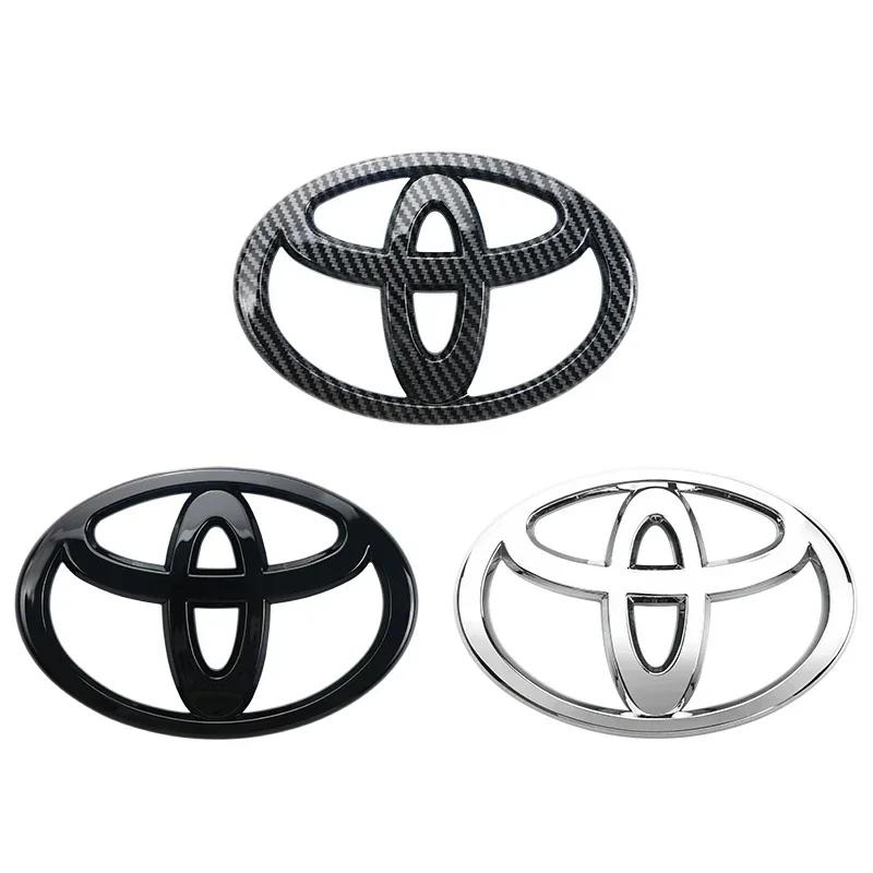 1pc Car Logo For Toyota Car series Corolla Camry RAV4 Front Head Grill Hood Bonnet Emblem Rear Tail Bumper Trunk Boot Mark Badge