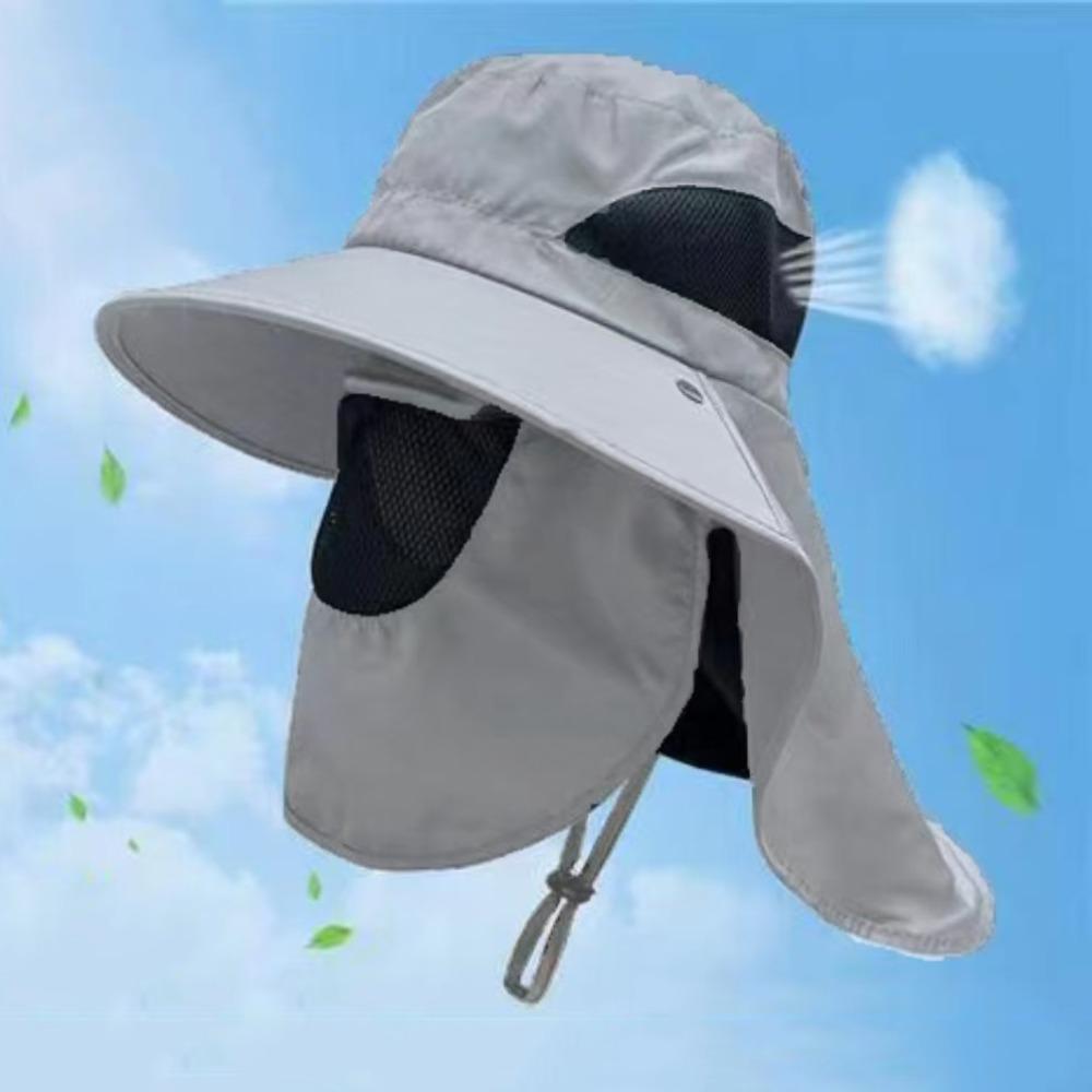 Caps Mask Set Fisherman Hat Sunscreen Sun Hat Fishing Caps Bucket Hat Climbing