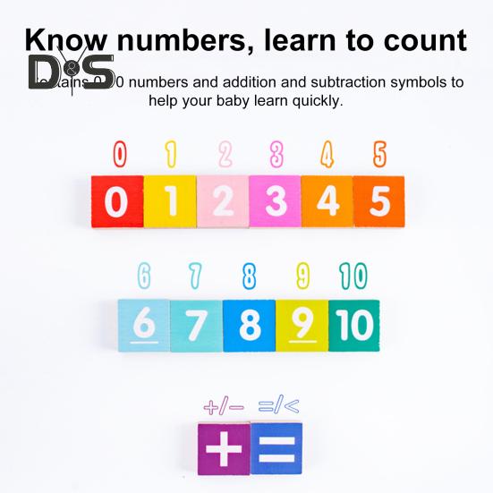 Детская арифметическая игрушка для счета с гибкой рукой, деревянный блок с цифрами, детская дошкольная обучающая игрушка для малышей, мальчиков и девочек, обучающие математические манипуляции