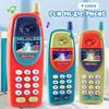 Kids' Favorite Fun Multi Function Music Phone with Sound and Light Effects, Multiple Modes Perfect Educational Toy, Ideal Gift for Christmas