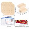 Interaction Montessori Wooden Rope Board Creativity Wooden Threading Rope Board  Social Games