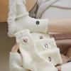 Cartoon Floor Plush Sock Thicken Fluffy Mid Socks Cute Mink Velvet Socks