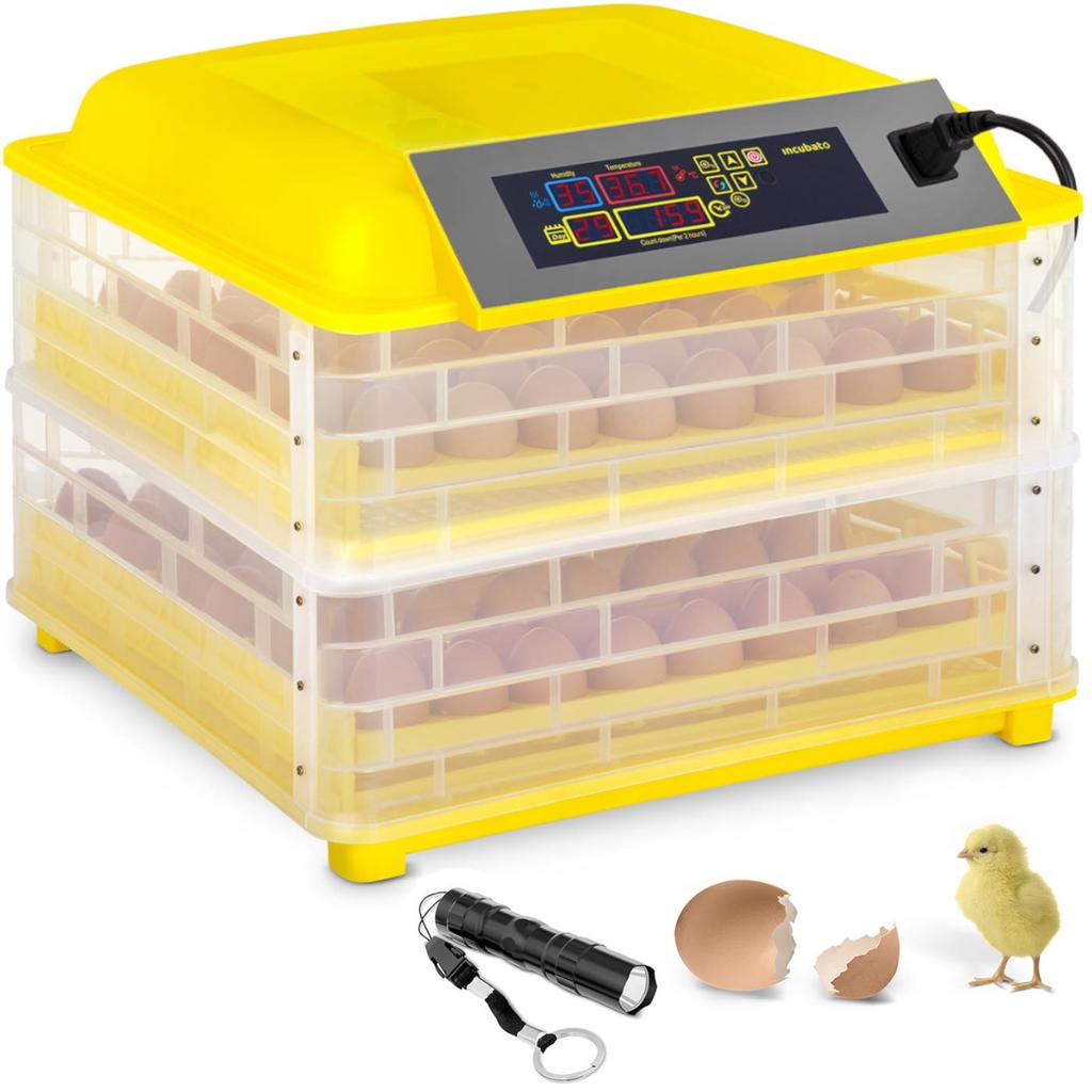 Incubator, hatcher, for 112 chicken eggs, 120 W, ovoscope