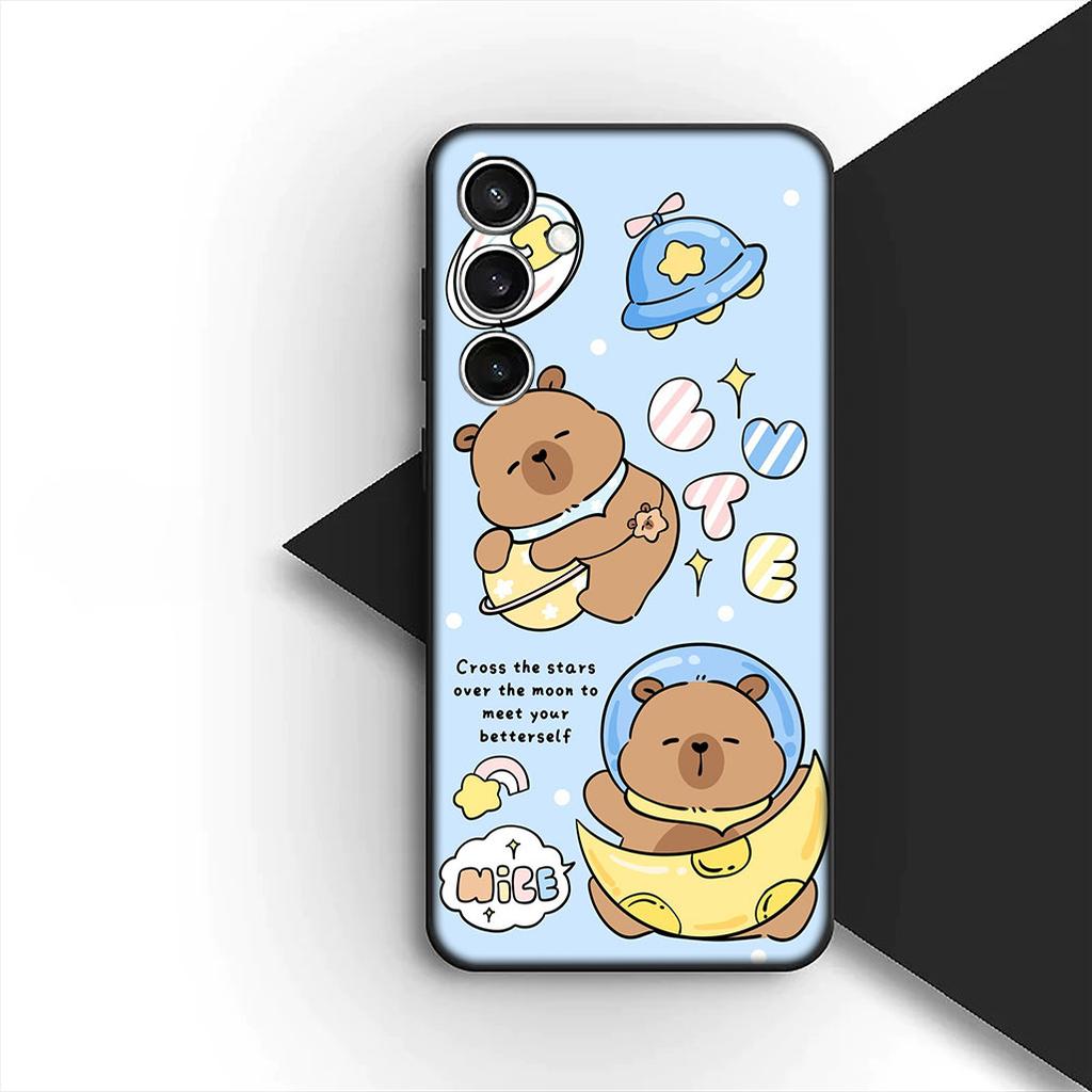 Comics Capybaras Wallpaper Phone Case for OPPO A80 A18 A16 A40 A17 A15 A38 A78 A79 A54 A57 A12 A60 4G 5G Protective Cover