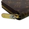 LOUIS VUITTON M42616 Zip Around Monogram leather Zippy wallet Purse Brown leather Used