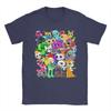 Dandy's World Group Shot T-Shirt for Men Cartoon Cute Casual Pure Cotton Tee O Neck Short Sleeve T Shirts Plus Size Merchandise