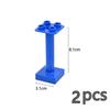 Big Building Blocks Slide Swing Seesaw Park Playground Series Large Pillar Bricks Children Kid Educational Toy Compatible Duploe