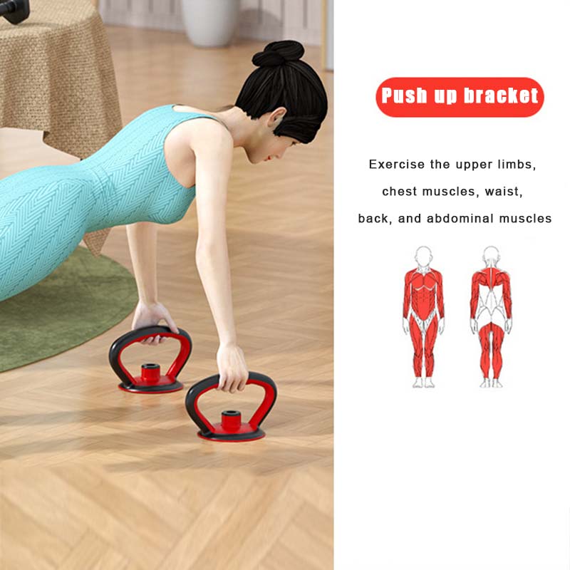 Рукоятка гири для отжиманий от гантелей Рукоятка гири для фитнеса Регулируемая штанга гири для спортивных тренировок Сила рук в спортзале Рукоятка для отжиманий от гантелей