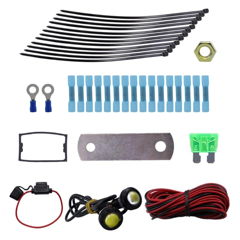 Turn Signal Kit with Horn Reverse Hazard Light her RelayFuse Wire Suitable for UTV ATV  SXS Waterproof