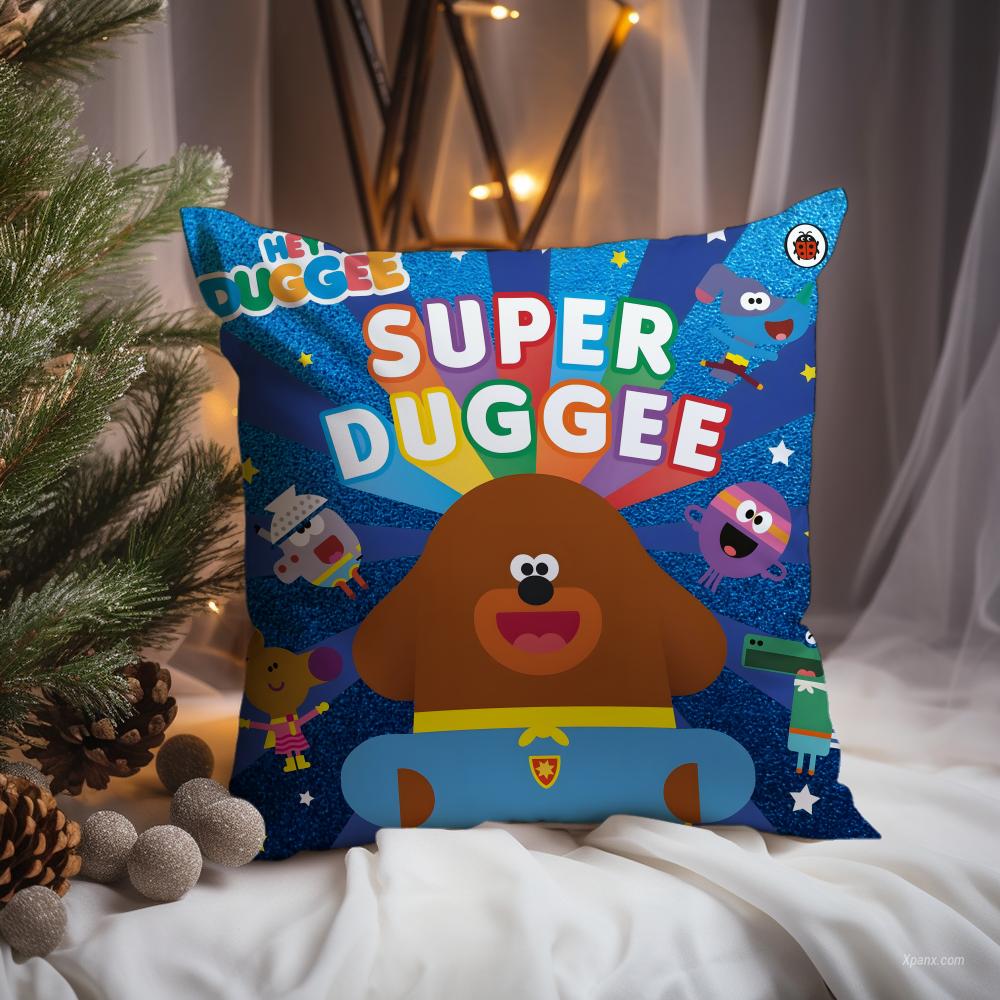 Милая мультяшная наволочка Хэй Duggee Премиум-комфорт Двусторонняя наволочка - Дизайн «Два в одном» для любой комнаты и салона автомобиля