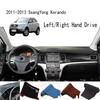 For 2011-2013 SsangYong Korando C XUV500 Dashmat Dash Mat Dashboard Cover Instrument Panel Sunscreen Pad Ornaments