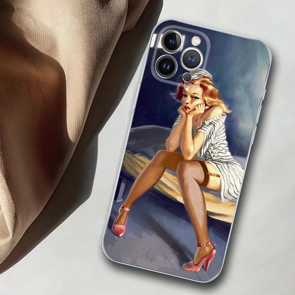 Чехол для мобильного телефона Apple IPhone14 Poster Girl Чехол для мобильного телефона, окрашенный противоударный чехол для мобильного телефона Huawei Anti-Drop