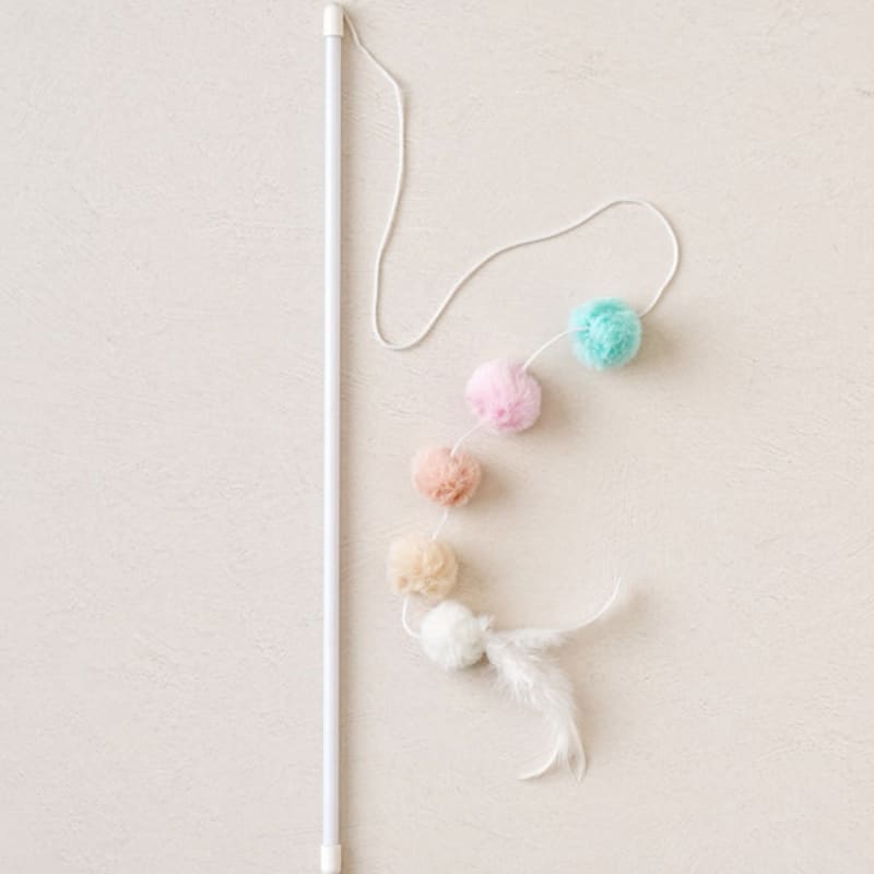 [Питомцы] Кошачий помпон удочка