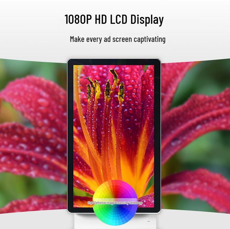 55" Floor-Standing Rotatable Android WiFi LCD Advertising Display Screen for Shopping Malls