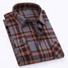 Размер 11XL 10XL 9XL Модные фланелевые клетчатые рубашки для мужчин с длинным рукавом, хлопковые, повседневные, мягкие, стандартной посадки, мужская рубашка, блузка, одежда