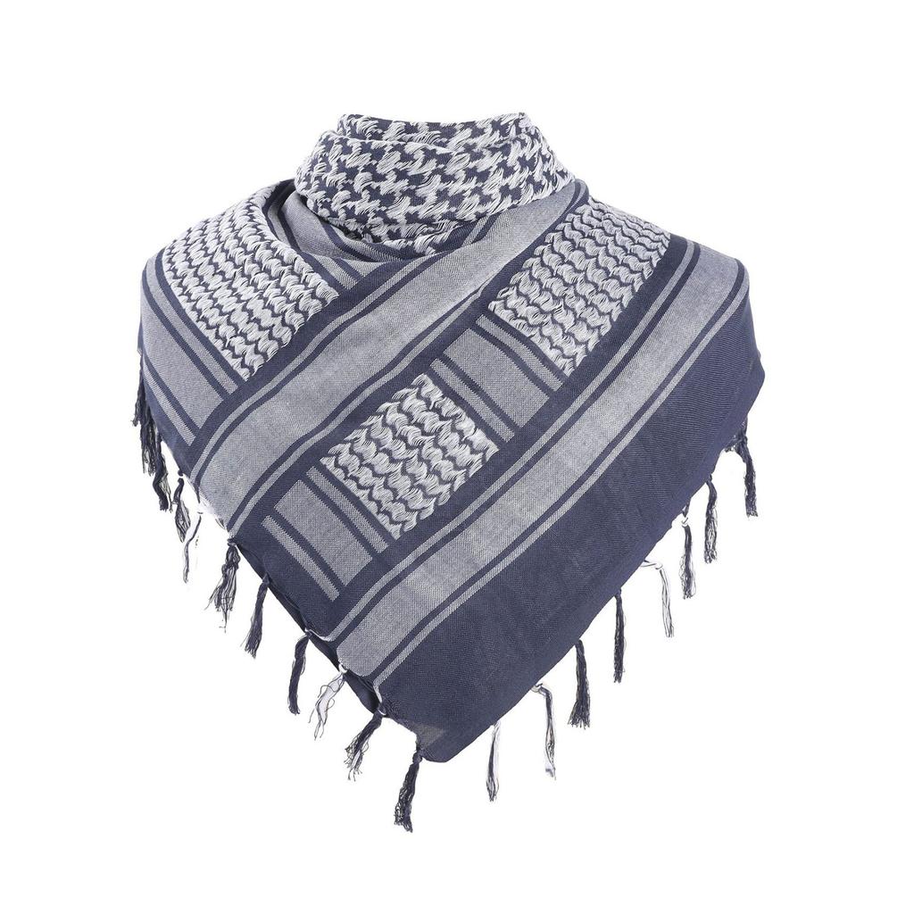 Stylish Shemagh Scarf Soft Jacquard Palestine Arab Shawl for Men Women Lightweight Arabian Dubai Headwrap Desert Scarf