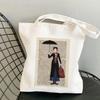 2021 Shopper Elegant Mary Poppins Kawaii Bag Harajuku Women Shopping Bag Canvas Shopper Bag Girl Tote Bag Shoulder Lady Bag
