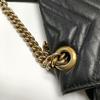 [Pre-Owned] Gucci GG Marmont Small Matelassé Shoulder Bag 'Black' - Good #CPZZOR