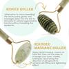 Jade Roller And Set- 100% Natural Jade Face Massager Stones For Face, Eyes, Neck, Body For Anti Aging, Relieve Fine Lines And Wrinkles, Improve Body C